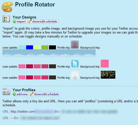 Tweet Spinner: Profile Rotator